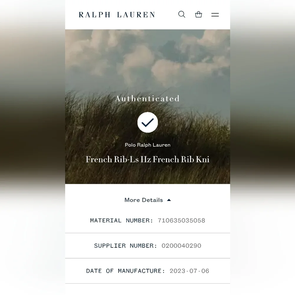 NWT Men's XL Polo Ralph Lauren French Knit Half-Zip Long Sleeve Pullover Sweater - Picture 9 of 9